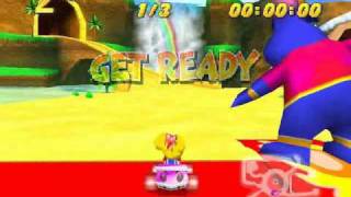 Diddy Kong Racing Walkthrough Taj Race 1 [upl. by Vallery295]