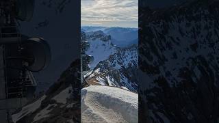 Zugspitze near Garmisch Partenkirchen looks at mountains and nature youtube travel travelshorts [upl. by Daggett]