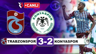 Trabzonspor 32 Konyaspor  Süper Lig Canlı Yayın [upl. by Whorton209]