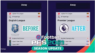 Semua Tim Berlisensi Cara Menginstall Patch Atau Option File di PES 2021 Season Update PCSteam [upl. by Ernaline]