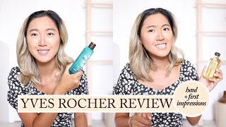 YVES ROCHER HAUL amp REVIEW Summer MustHave Products [upl. by Egiap]