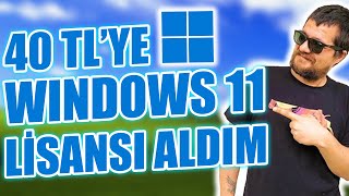 3999 TLye Satılan Windows 11 Pro Lisansını Aldım FBI Open the Door [upl. by Dwinnell]