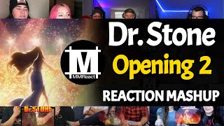 Dr Stone Opening 2  Reaction Mashup [upl. by Anivlek307]