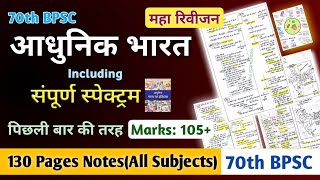 L115  Modern History  70th BPSC  All Subjects Notes 130 Pages  Including Spectrum 🔥 [upl. by Adon]