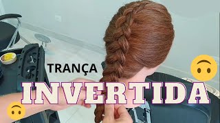 Como FAZER Trança Embutida INVERTIDA  Portal do Penteado [upl. by Nork]