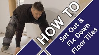 How To Set Out amp Fix Down Large Floor Tiles  Tiling Tips  Full Tutorial feat Craig Phillips [upl. by Beare727]