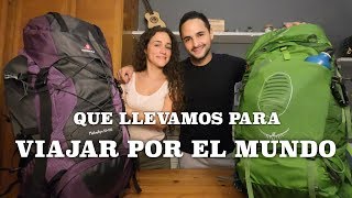 QUÉ LLEVAMOS PARA VIAJAR POR EL MUNDO ¿QUE LLEVAMOS EN NUESTRAS MOCHILAS MOCHILEROS [upl. by Vasyuta]