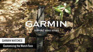 Support Garmin Watch Face Customization with Connect IQ™ [upl. by Adneral]