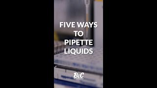 5 ways to pipette liquids shorts [upl. by Ayoral666]