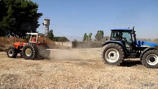 FIAT1000 Vs New Holland TM155 [upl. by Akiras]