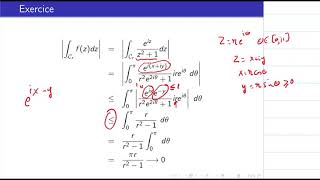 Analyse complexe 2026 Exercice 2Application du théorème des résidus au calcul dintégrales [upl. by Nishom305]