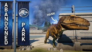 ABANDONED PARK TOUR  Jurassic World Evolution tour [upl. by Aitnuahs]