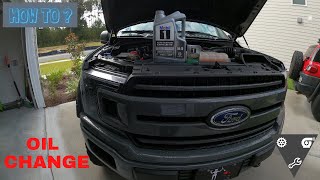 20152020 Ford F150 Oil Change Tutorial [upl. by Neelrak]