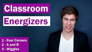 Classroom Energizers 1  3  Classroom Games  4 Corners  Wiggle Game  Icebreakers [upl. by Nylde]