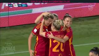 the PATH of AS ROMA ♀ Coppa Italia 2024 [upl. by Ailuj]