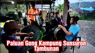 Paluan Gong Kampung Sunsuron Tambunan [upl. by Eanyl142]