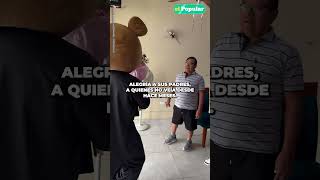 PEDRO AQUINO sorprendió a sus padres a quienes no veía hace meses CON TIERNO DETALLE shorts [upl. by Niamreg]