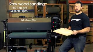 Tips and Tricks Sanding Cabinet Doors with the SuperBrush Sander [upl. by Derraj]