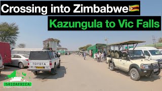 Crossing into Zimbabwe by Car  Kazungula to Victoria Falls  Zim Ep 1 [upl. by Denna]