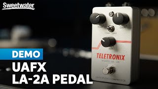 Universal Audio UAFX LA2A Pedal Legendary Teletronix Compression [upl. by Hagan]