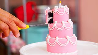 How To Make Five MINIATURE CAKES  PERFECT Beginner Fondant Cake  Yolanda Gampp  How To Cake It [upl. by Phylis]