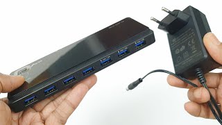 Best USB Hub  Power Adapter Included TPLink 7port [upl. by Brebner66]