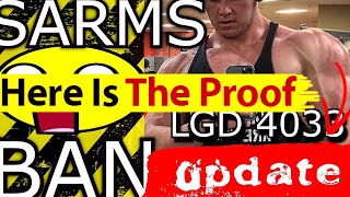 PROOFEVIDENCE SARMS BAN UPDATE LGD4033 Patent Holder cease and desist WARNINGs [upl. by Caye287]