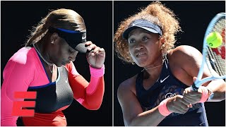 Naomi Osaka beats Serena Williams in straight sets to reach final  2021 Australian Open Highlights [upl. by Ecirtra492]