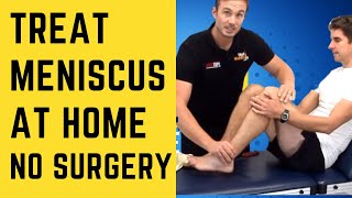 Treat Meniscal Injury at Home Without Surgery [upl. by Nenney558]