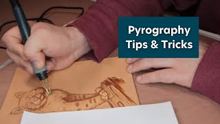 Leather Pyrography Tips and Tricks [upl. by Devehcoy]