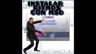 Como usar Musicsoft Downloader Instalar ritmos a un yamaha psr e353 Yamaha MSD Ritmos sty [upl. by Hook]