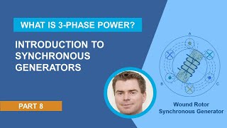 Introduction to Synchronous Generators  What Is 3Phase Power  Part 8 [upl. by Gurevich]