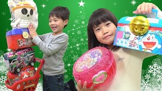 お菓子屋さんでクリスマスのお楽しみボックスを選んだよ♬ [upl. by Dekow]