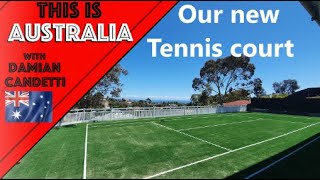 Building a Tennis Court in 2 minutes [upl. by Essy538]