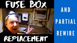 Replacing an old Fuse Box amp Partial Rewire [upl. by Alyaj]