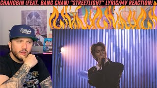 CHANGBIN Feat Bang Chan  quotStreetlightquot LyricMV Reaction [upl. by Garber]