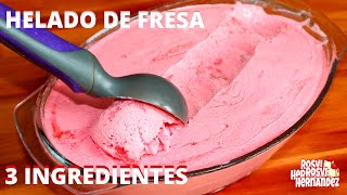 HELADO SOLO 3 INGREDIENTES SIN MAQUINA Y MUY FACIL  ROSVI HERNANDEZ [upl. by Jecon]