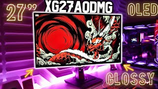 27inch ASUS ROG STRIX Glossy OLED XG27AQDMG  Unboxing First Impressions amp 1440P 240Hz Gameplay 🔥 [upl. by Anirtruc]