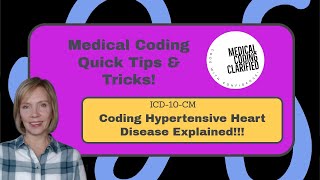 Coding hypertensive heart disease explained [upl. by Joelle]