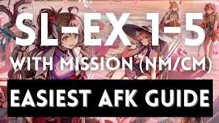 SLEX1 to SLEX5 NMCM  Mission Easiest AFK Guide  Minimum Mechanics  【 Arknights】 [upl. by Dewhurst]