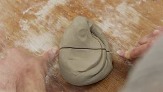 Kneading and Preparing Clay [upl. by Nnylyrehc]