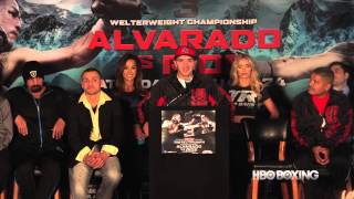 HBO Boxing Alvarado vs Rios 3 Presser [upl. by Mcclary]