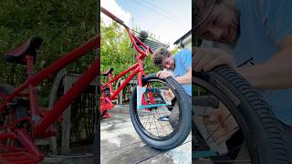 Extreme BMX Repair Using The WRONG TOOLS ⁉️🤦‍♂️ bike youtube asmr [upl. by Akinor]