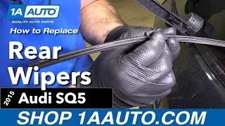 How to Replace Rear Wiper Blade 1419 Audi SQ5 [upl. by Behlke407]