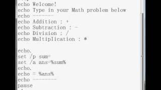 How to make a simple Calculator in Notepad [upl. by Deenya]