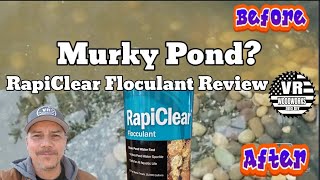 Murky Pond RapiClear Floculant Review [upl. by Chu]