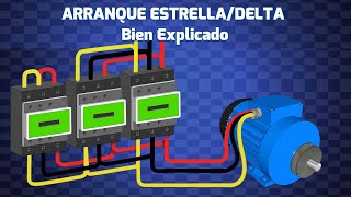 Principio de funcionamiento del arranque EstrellaDelta para Motores AC ⚡🏭 – Bien Explicado [upl. by Lein]