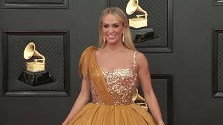 CARRIE UNDERWOOD  Fashion Cam  2022 GRAMMYs [upl. by Euqinad]