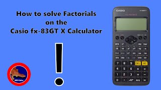 How to solve Factorials on the Casio fx83GT X calculator [upl. by Alleinnad]