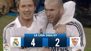 Real Madrid 42 Sevilla  La Liga 20052006 15012006  Full Match Highlights [upl. by Sert]